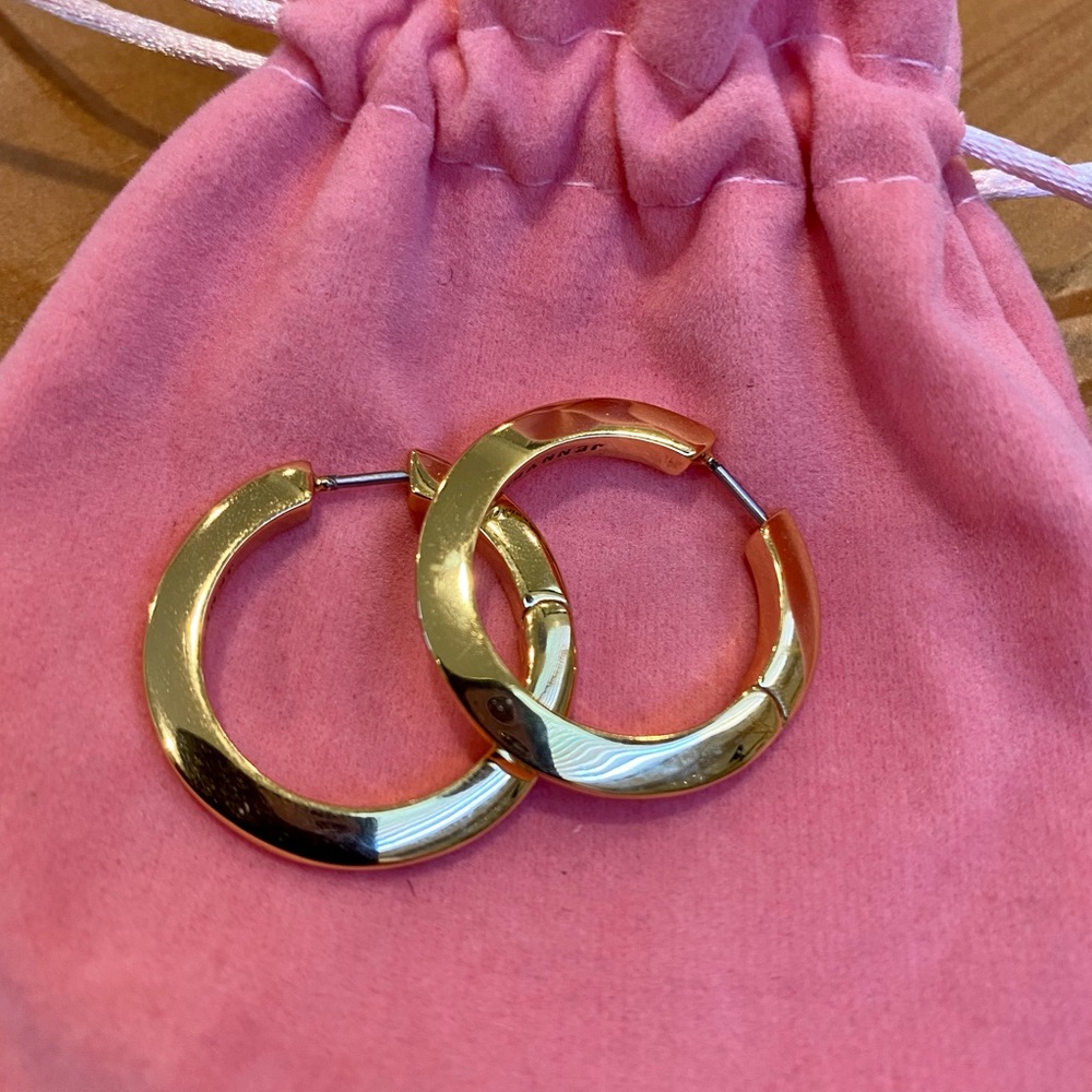Jenny Bird Toni Hinged Hoops (gold plated)